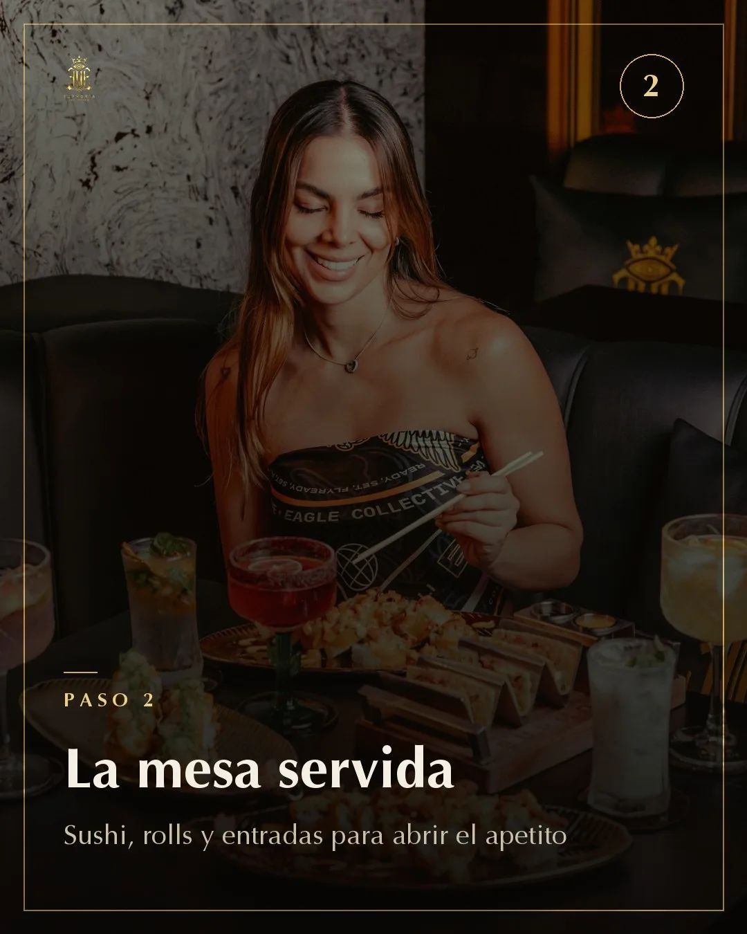 Menú de 4 pasos — lámina 3